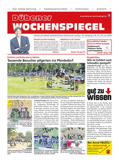 Dübener Wochenspiegel | Nr. 12 | 25. Juni 2025